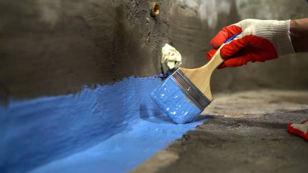 Commercial Basement Waterproofing project at a Somerville, NJ business property by SJ Waterproofing Pros